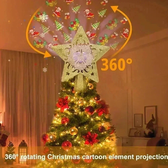 Other - NWT: Christmas Tree Topper projector